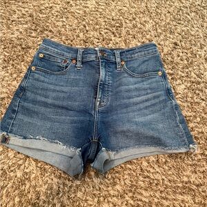 Madewell Denim high rise Women's Shorts